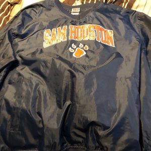College wind breaker pull overs!